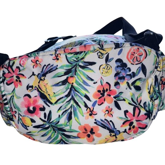 Kipling Backpack Womens Floral Multi-Color Canvas Adjustable Straps Jungle Monke - Picture 12 of 16
